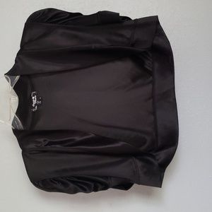 Sheer Satin Bolero Cover-up